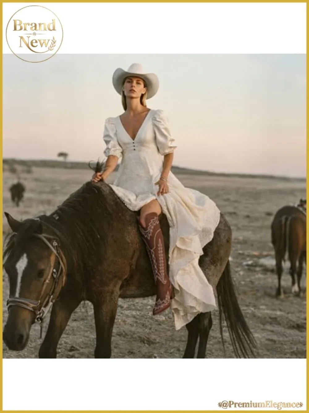 Wide Calf Over the Knee Western Boots Women Embroidered Pointed Toe